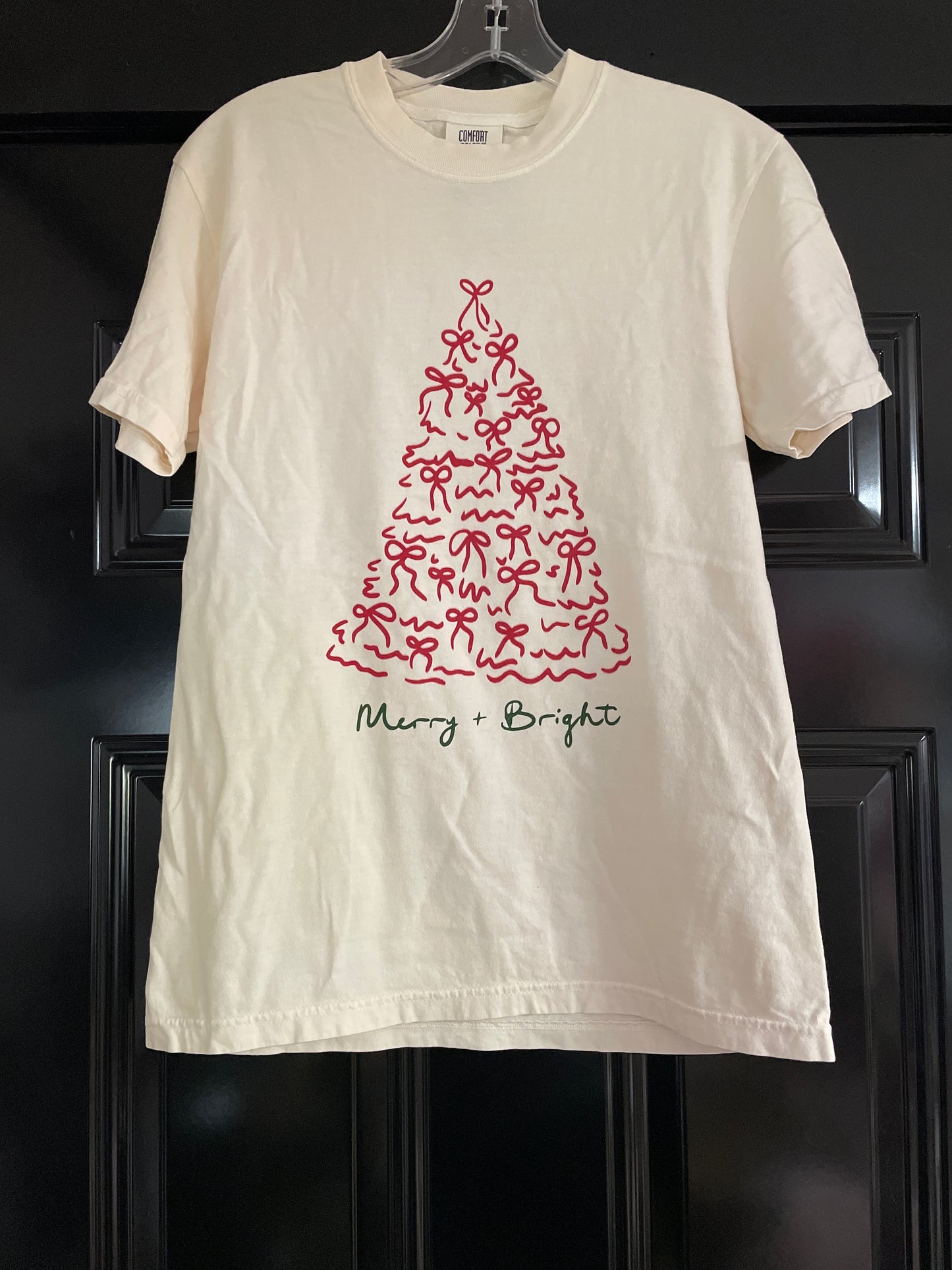 Merry & Bright Bow Tee