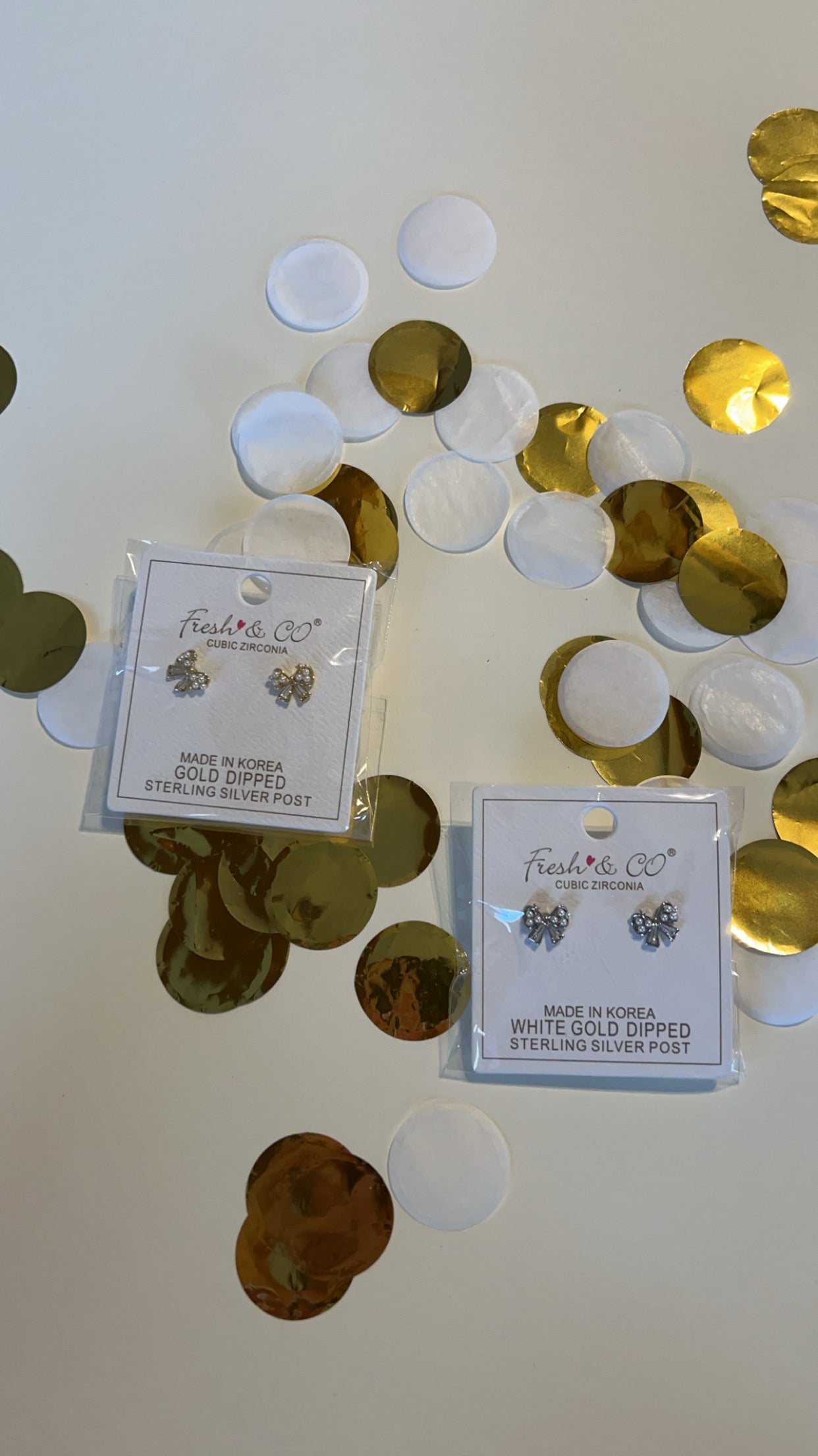 Bow and Pearl Earrings