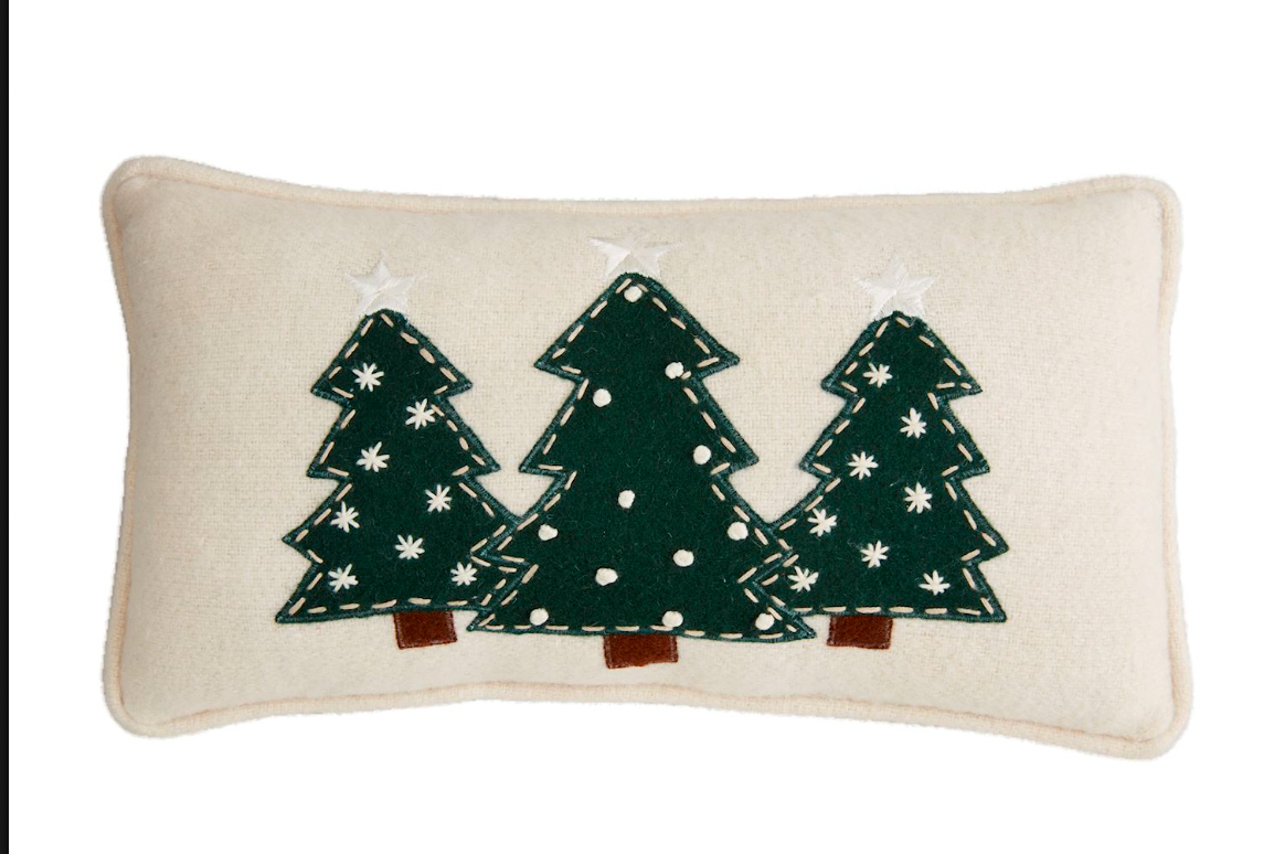 TREE XMAS MINI FELT PILLOWS