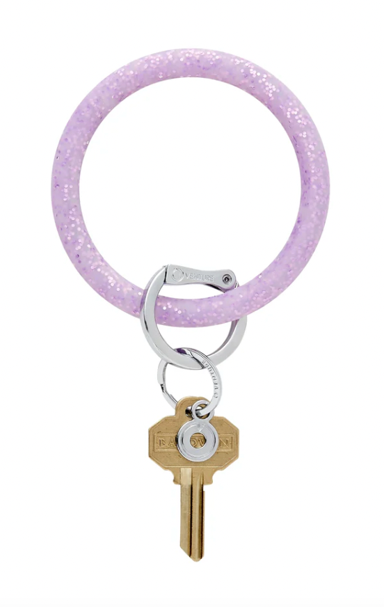 Silicone Big O® Key Ring - In The Cabana Confetti
