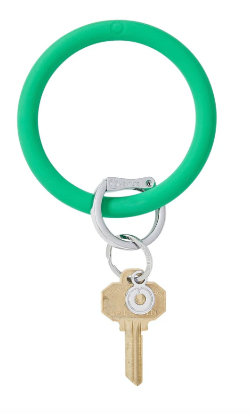 Silicone Big O® Key Ring - Shamrock