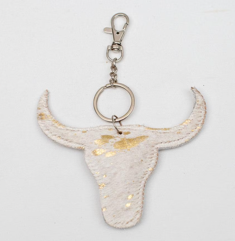 Longhorn Leather Clip