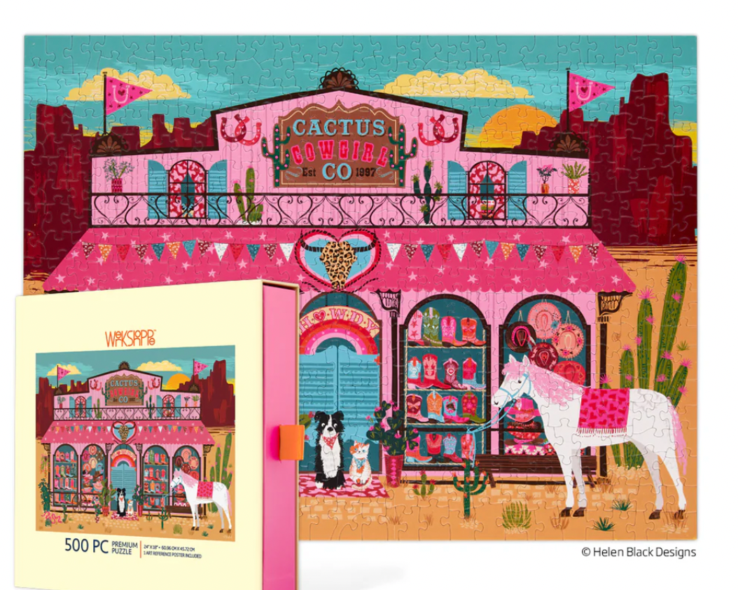 Cactus Cowgirl Co. 500 Piece Puzzle