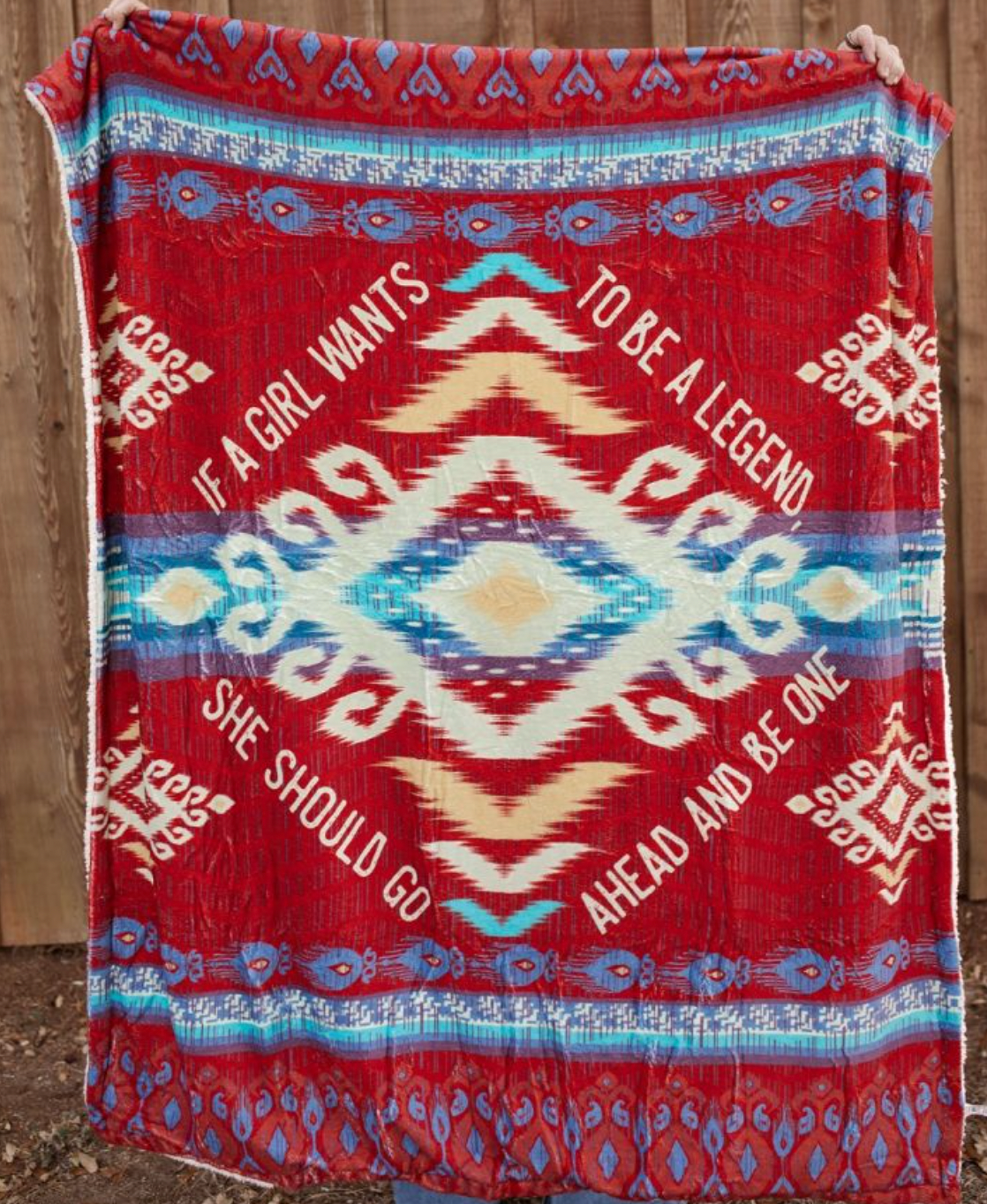 aztec legend throw blanket