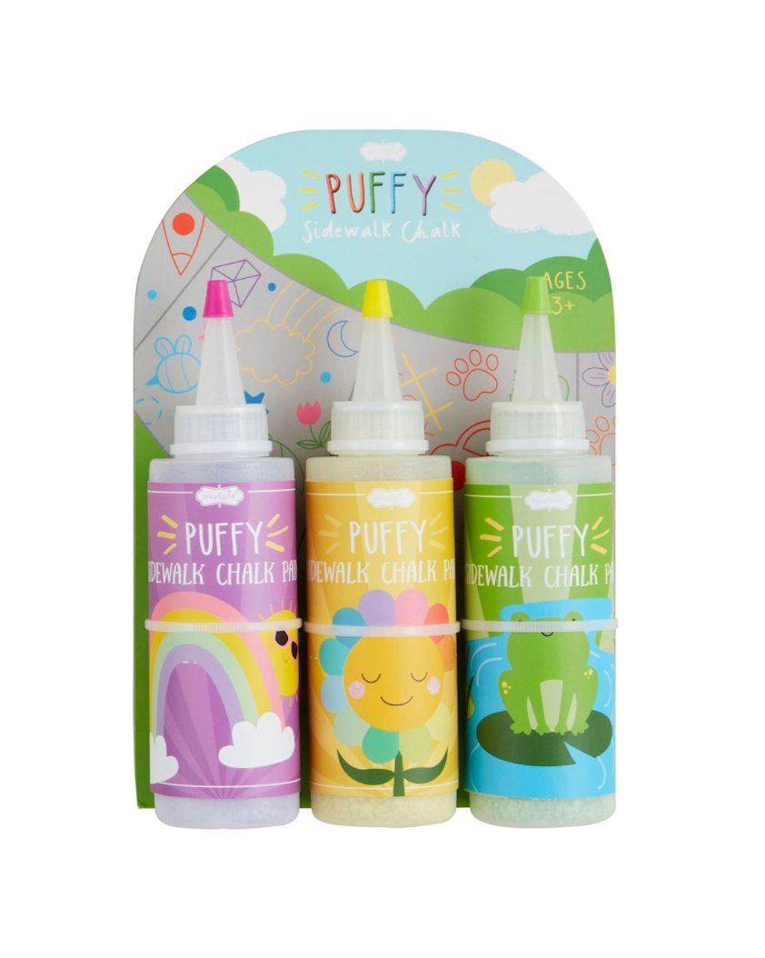 Girl Puffy Paint Chalk Set