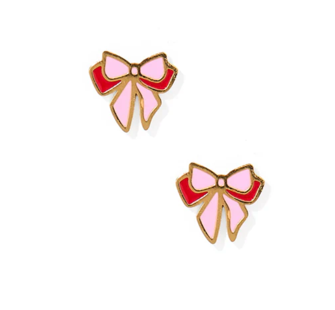 Screwback Stud Earrings - Collins Bow