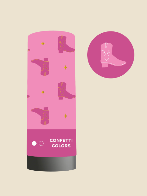 Cowgirl Confetti Popper