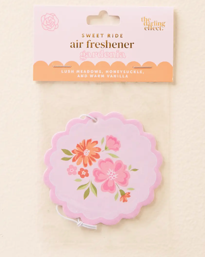 Sweet Ride Car Air Freshener-Dainty Floral Pink