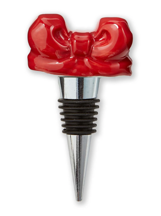 Very Merry Bow Bottle Stopper