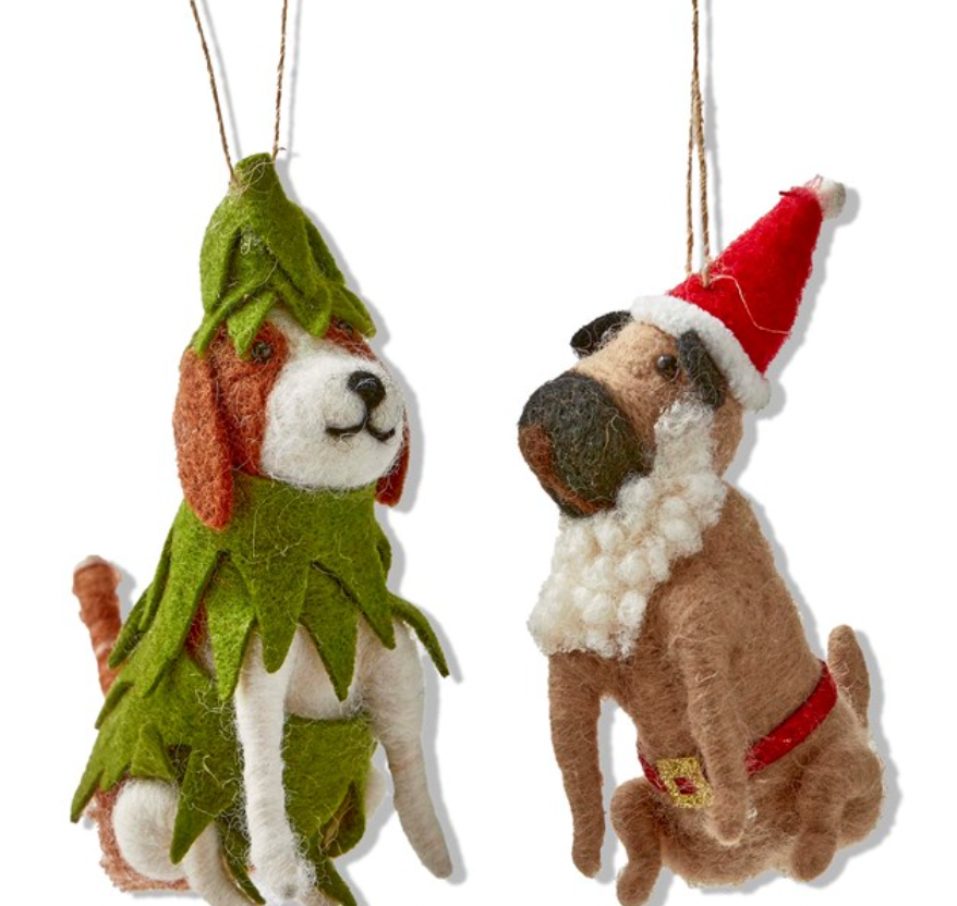 HOLIDAY DOG ORNAMENT ASSORTMENT