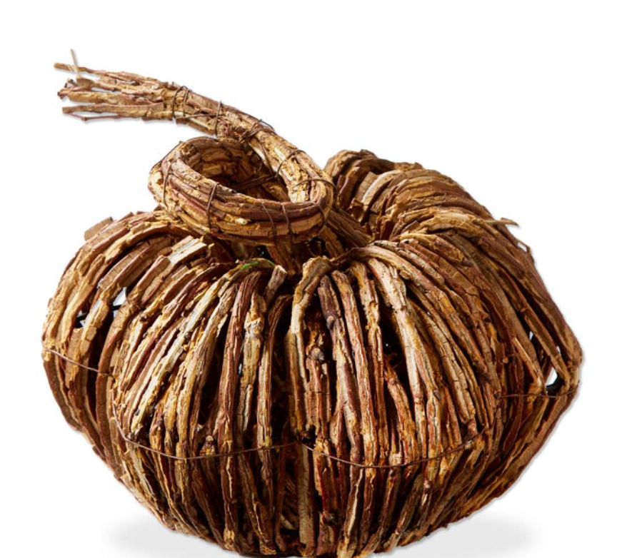 VINE PUMPKIN DECOR SMALL