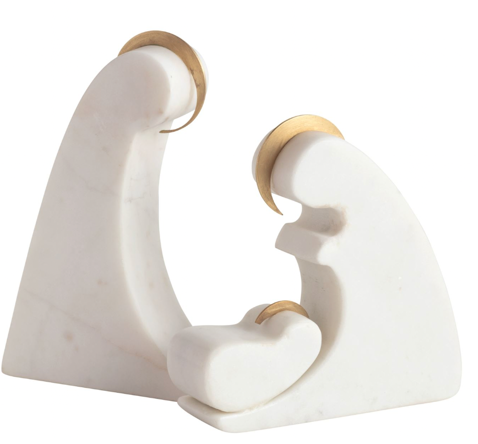 Gold Marble Nativity