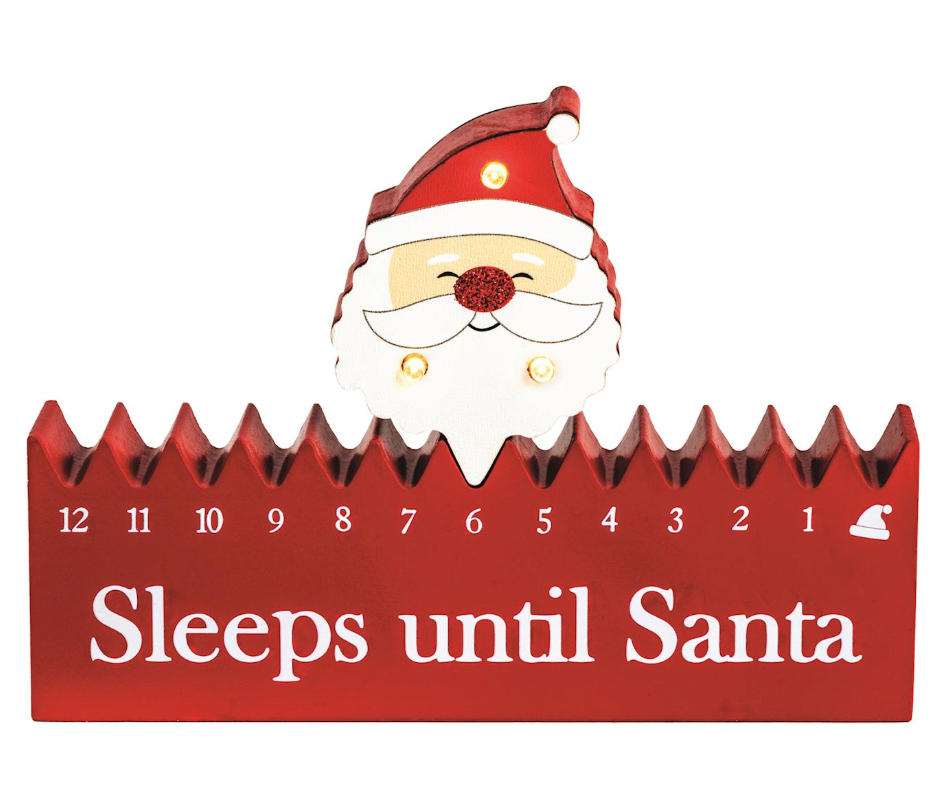 Santa Countdown Block