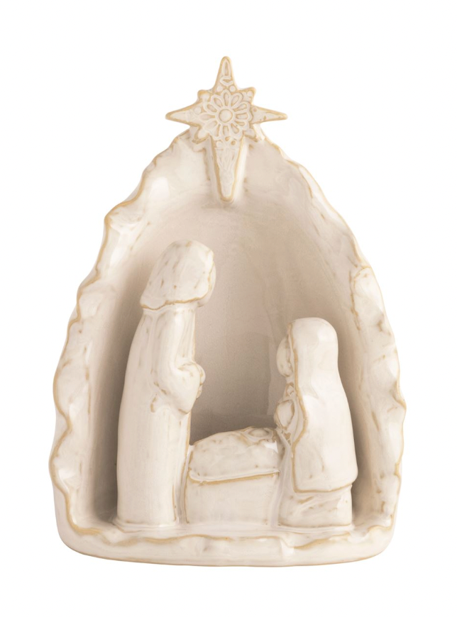 Stoneware Nativity