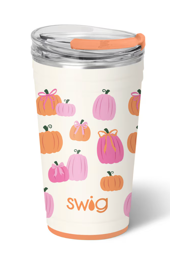 Pumpkins and Bows Party Cup 24oz