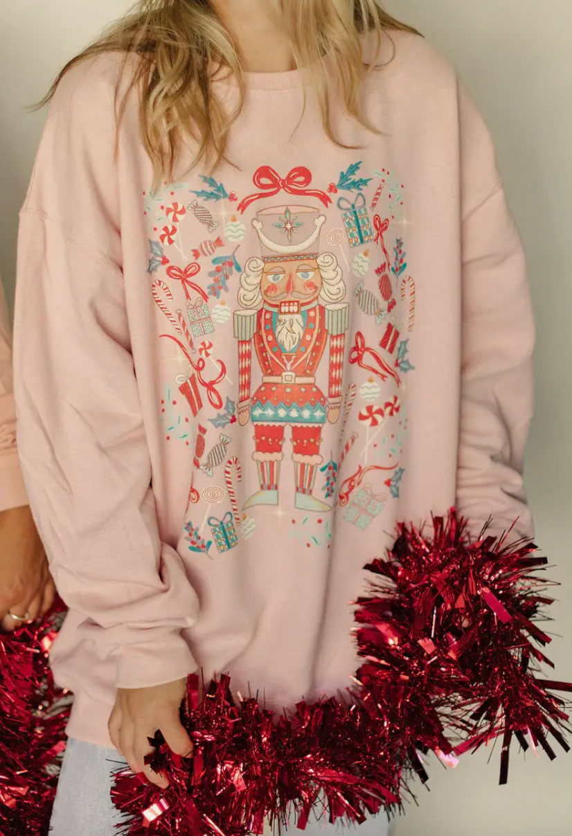 Whimsical Nutcracker - Christmas Graphic Sweatshirt