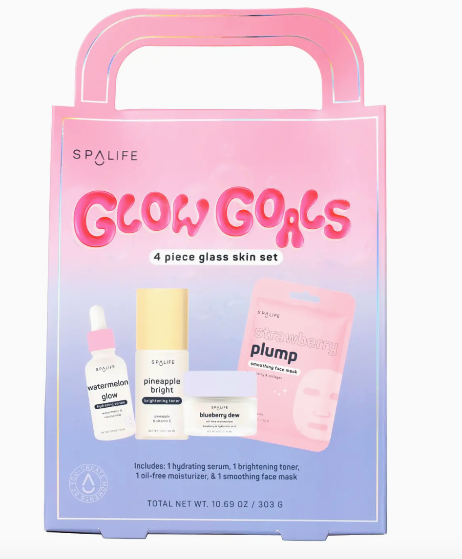 Christmas Holiday Glow Goals Skincare Gift Set – 4pc