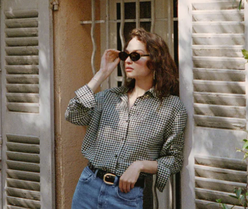 Seaport Gingham Button Up