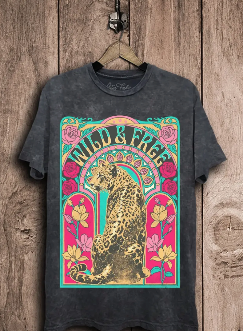 Wild & Free Graphic Top