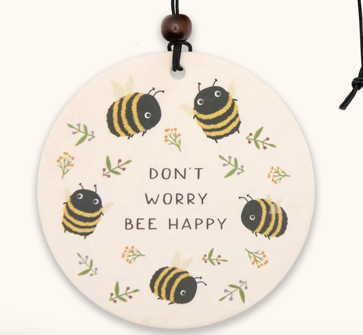 Don't Worry Bee Happy Car Air Freshener