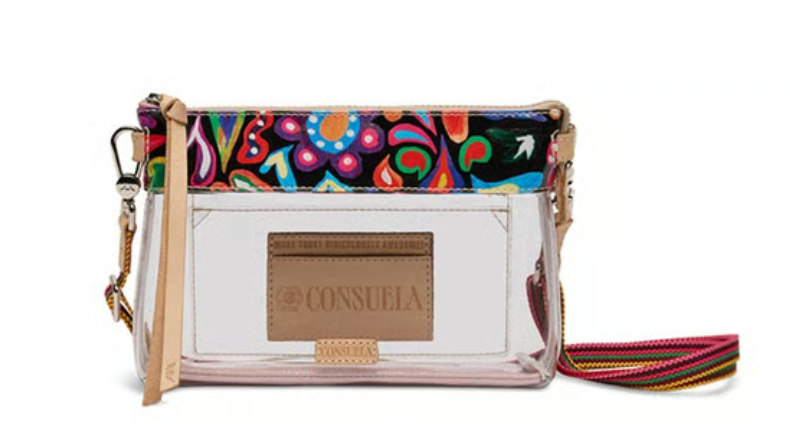 Midtown Crossbody, Clear Sophie