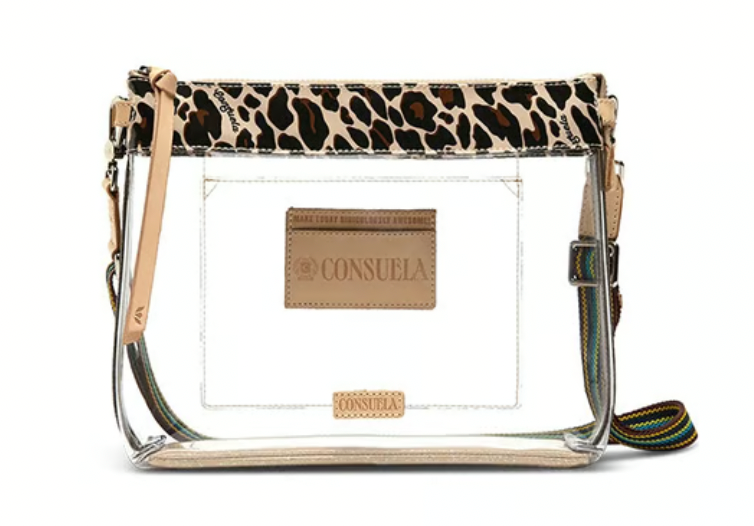 Downtown Crossbody, Clear Mona