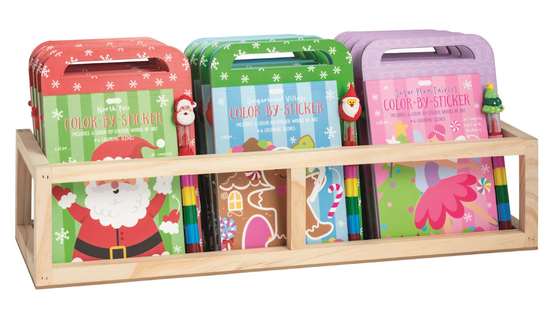 Christmas Color-By-Sticker Sets