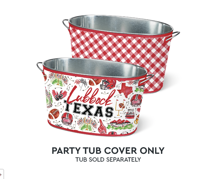 Tailgates in Lubbock Party Tub Cover