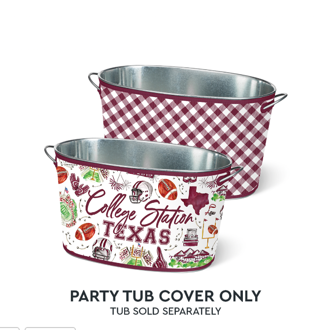 Tailgates in College Station Party Tub Cover