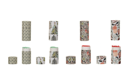 Safety Matches in Tube Matchbox w/ Seasonal Pattern