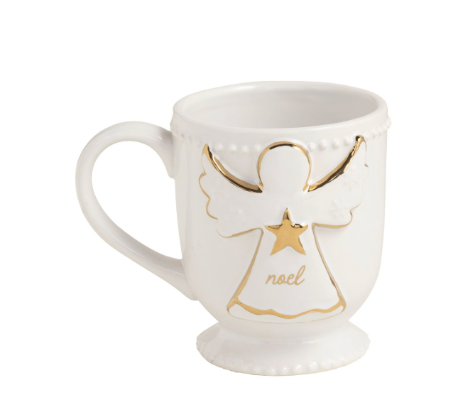 Noel Angel Gold Detail Mug
