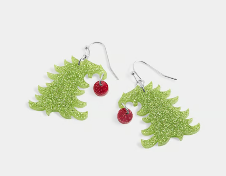 Whispers Shimmer Tree Dangle - Green