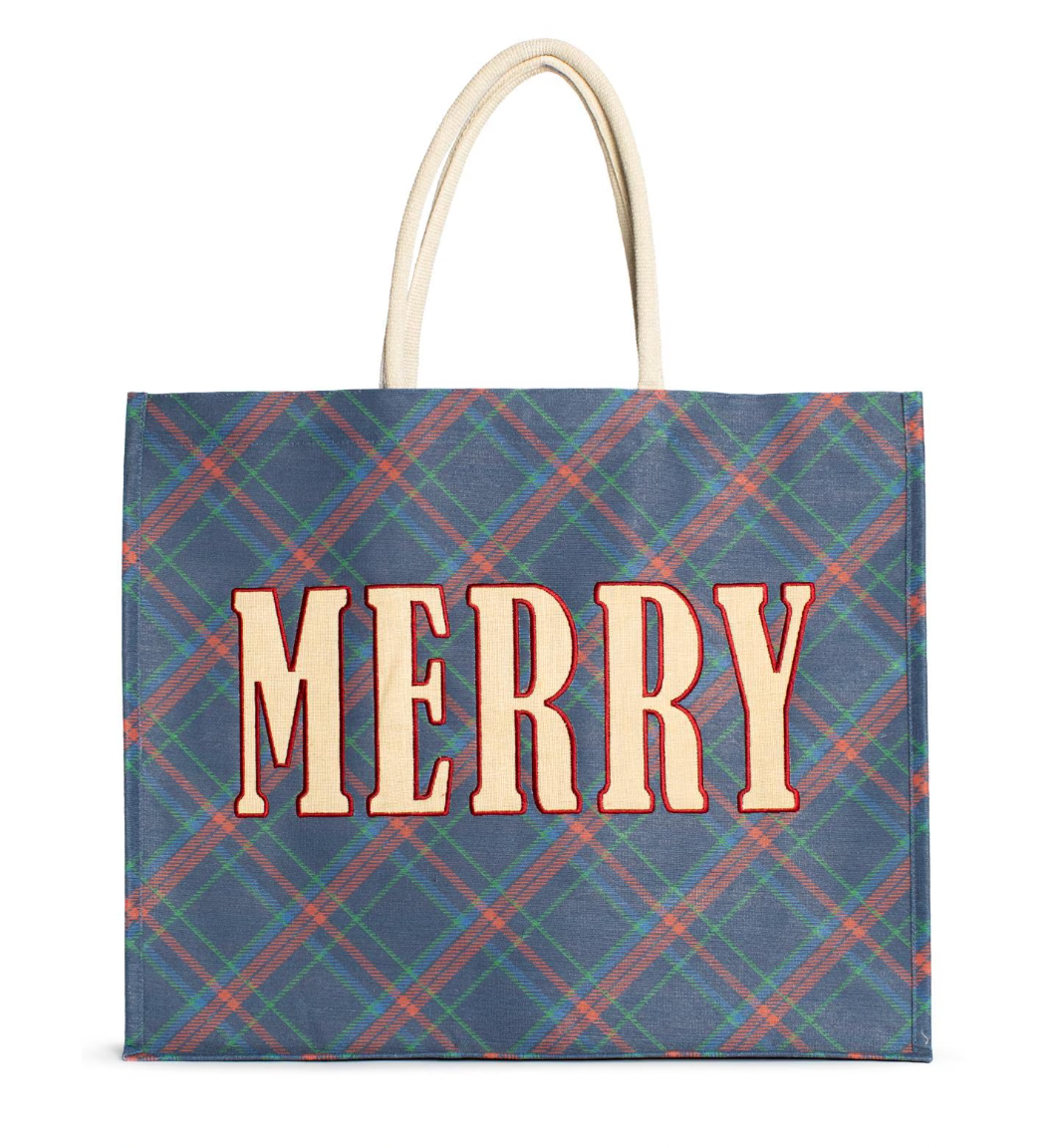 Layton Plaid Merry Carryall Tote