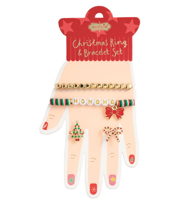 Ho Ho Ho Bracelet & Ring Set