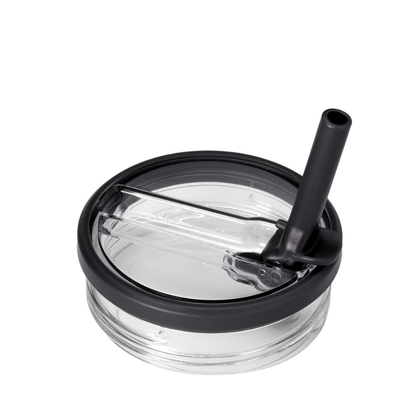 Black Leakproof Flip + Sip Lid (X-Large)