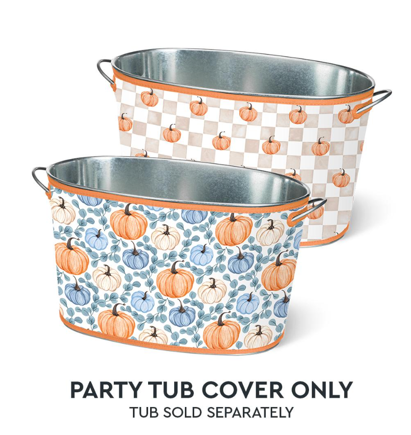 Pumpkin Grove Party Tub Cover