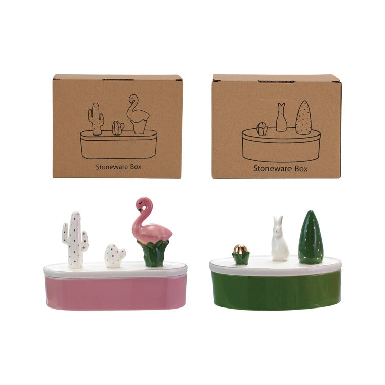 5-1/2"L x 4-1/2"H Stoneware