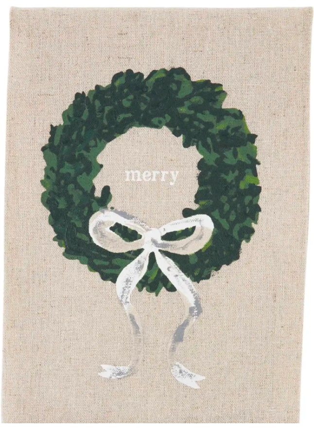PAINTED CHRISTMAS TOWEL