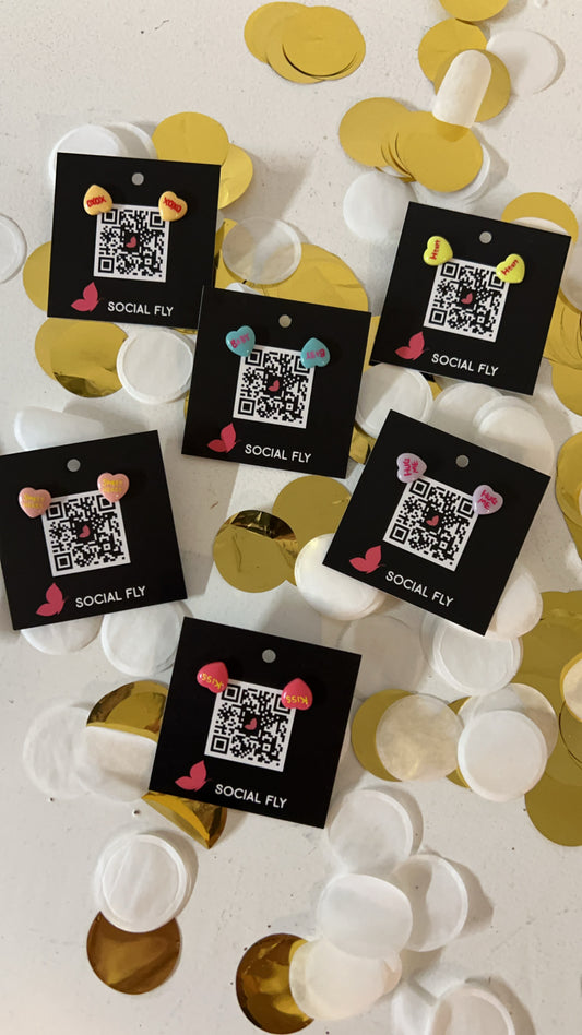 Conversation Heart Earrings