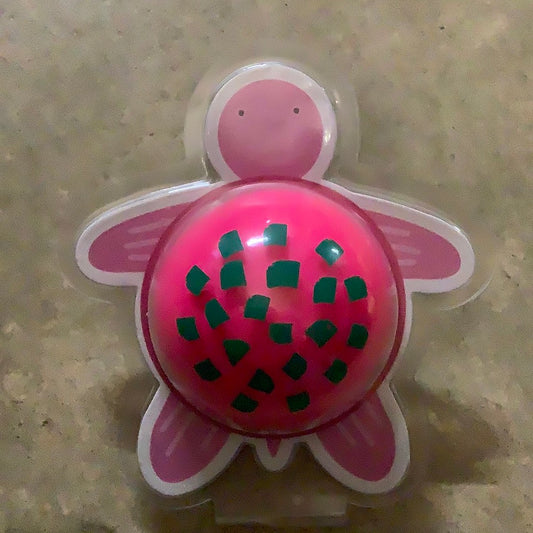 Pink Turtle Squish Ball