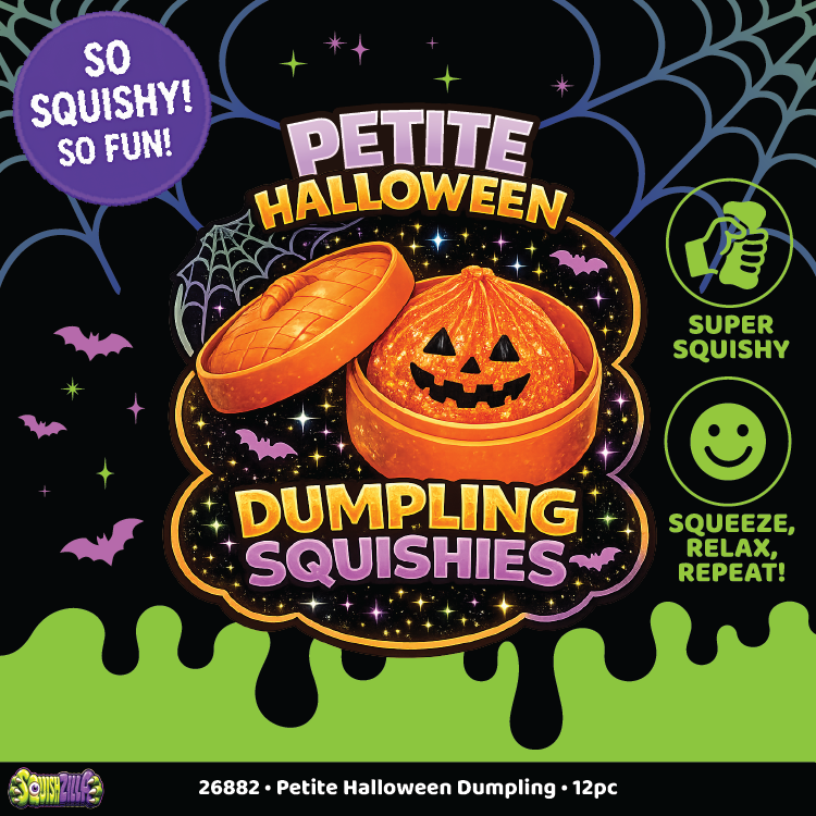Fun Doh Petite Spooky Halloween Squishy Dumpling- 12/Display: Wholesale Price