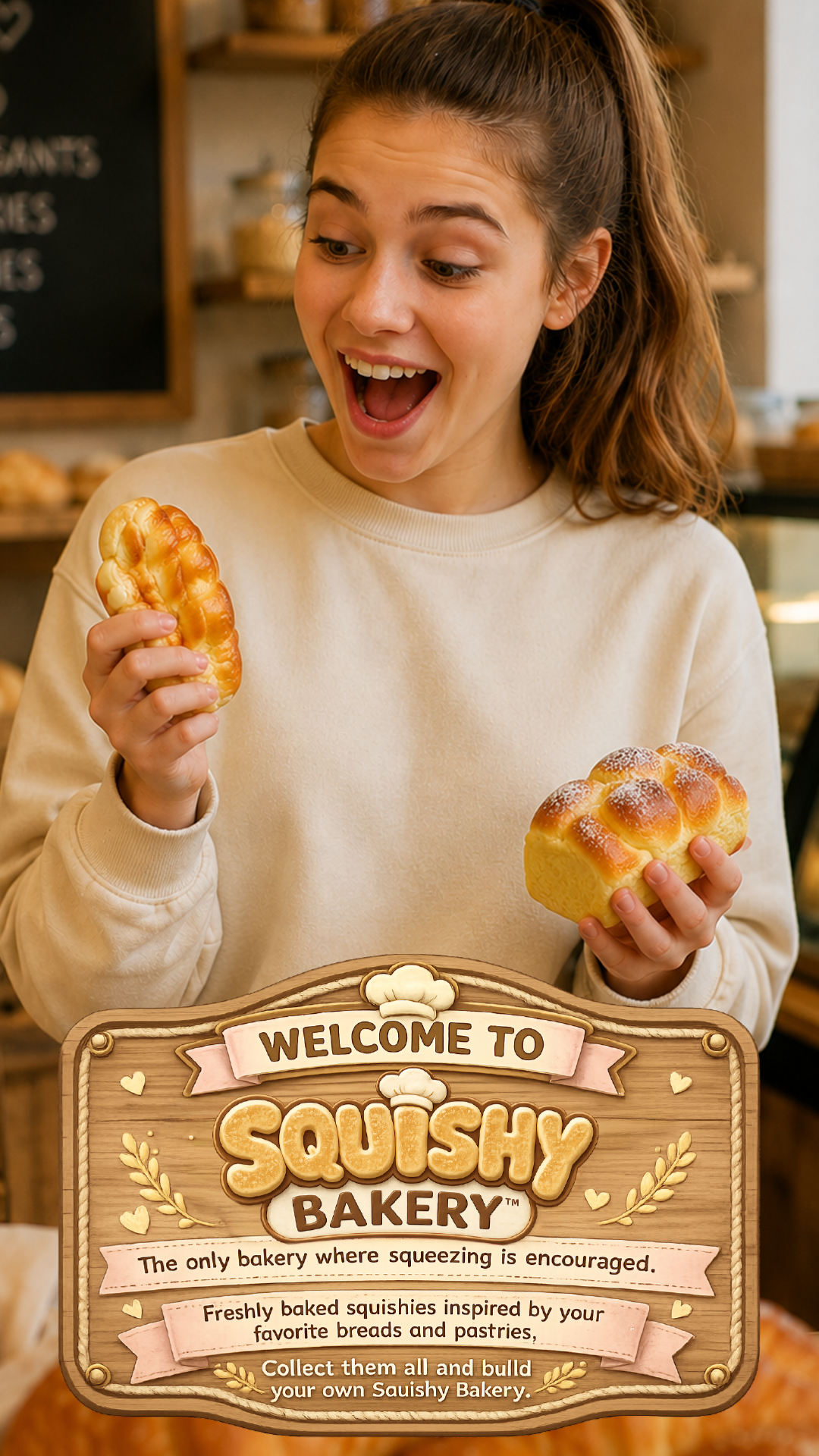 Fun Doh Bakery Slow Rise Squishy Bread Variety - 12/Display: Wholesale Price