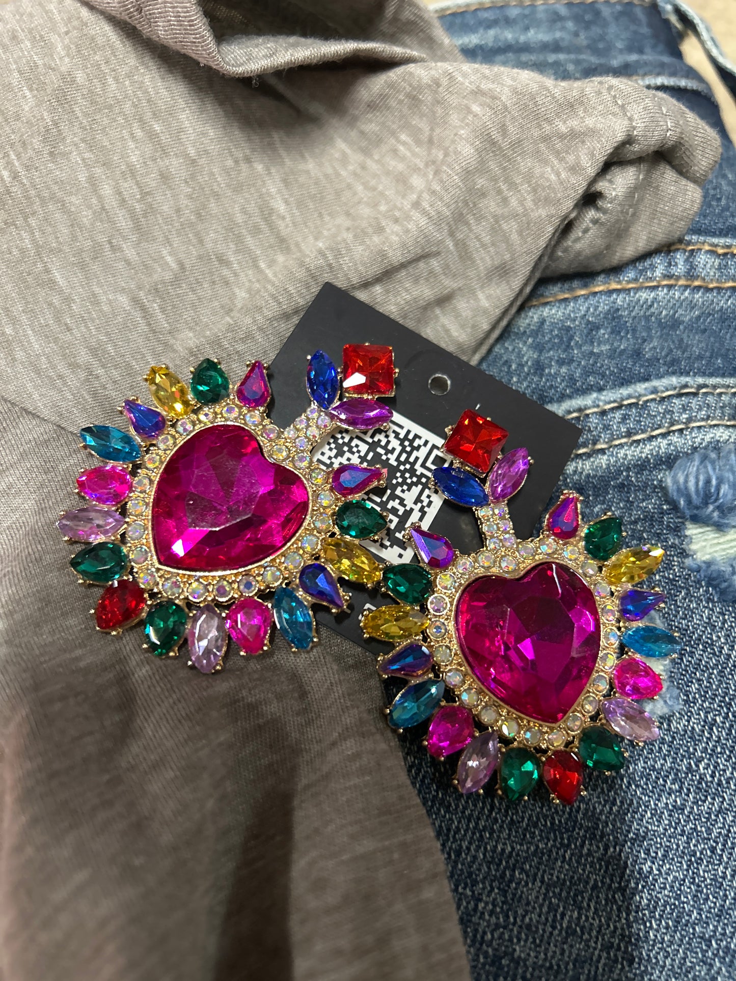 Jewel Encrusted Earring