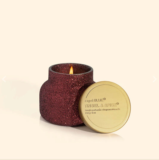 Tinsel & Spice Glitz Petite Jar, 8 oz