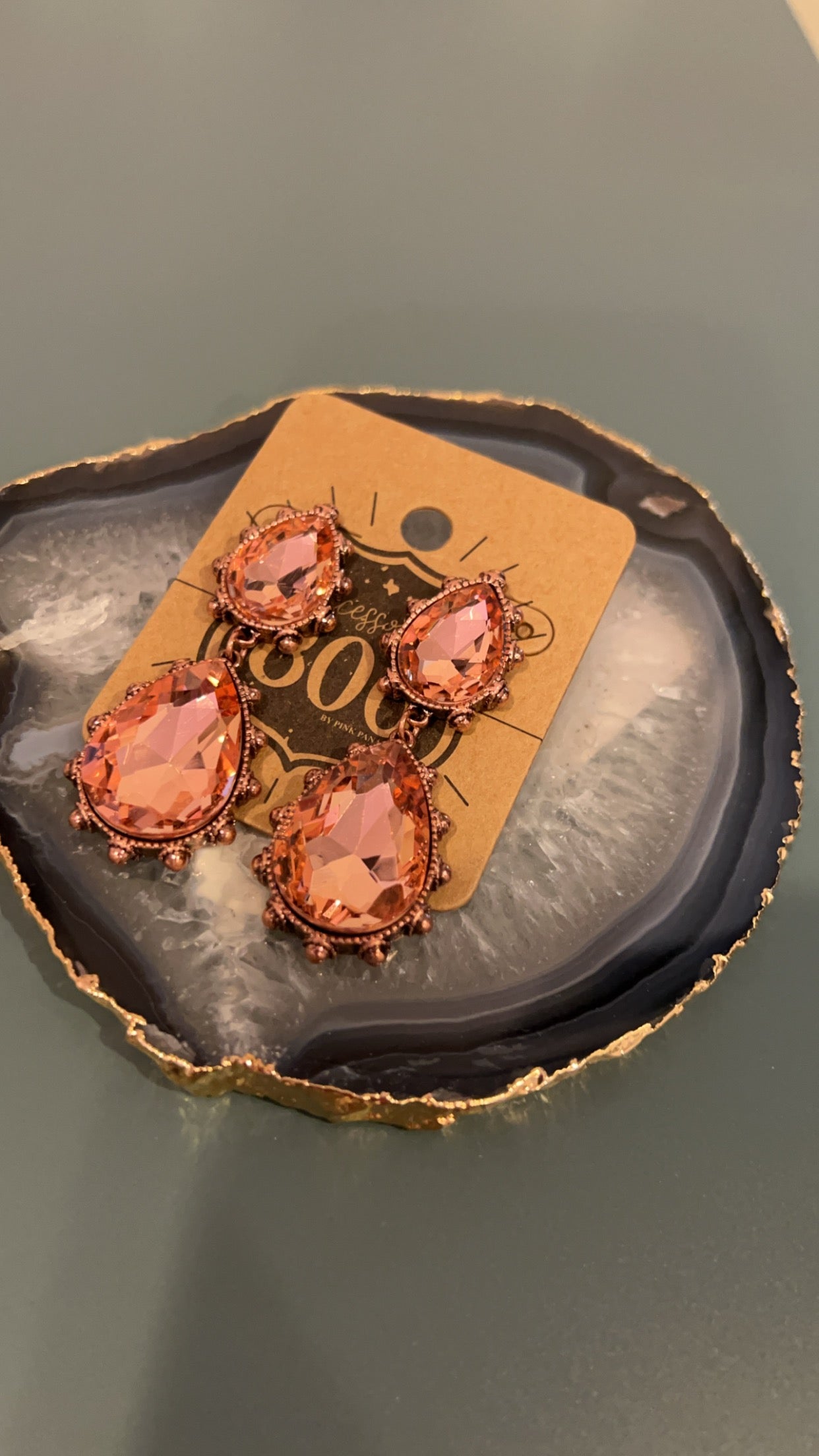 Studded Jeweled Earrings