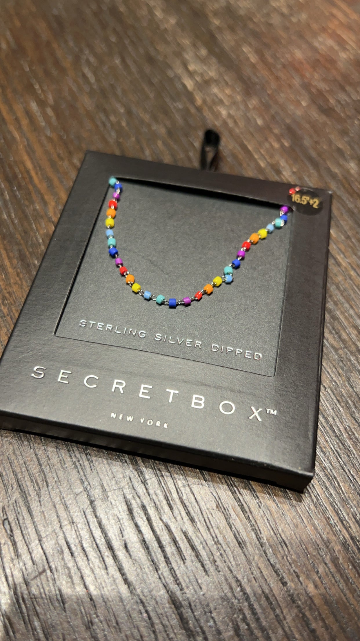 Rainbow Beaded Necklace