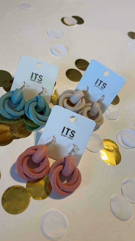 Large Knotted Earrings