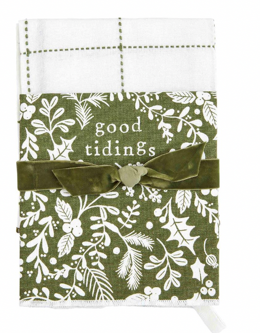 GOOD WHITE XMAS TOWEL SET