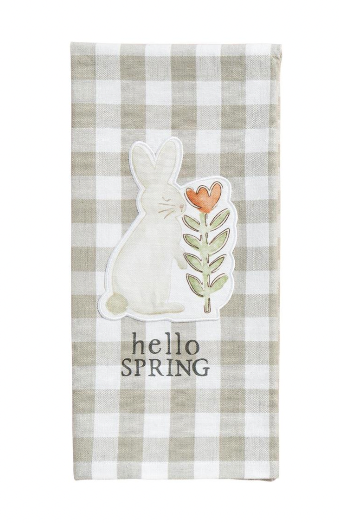 THREE BUNNIES PATCH TOWEL