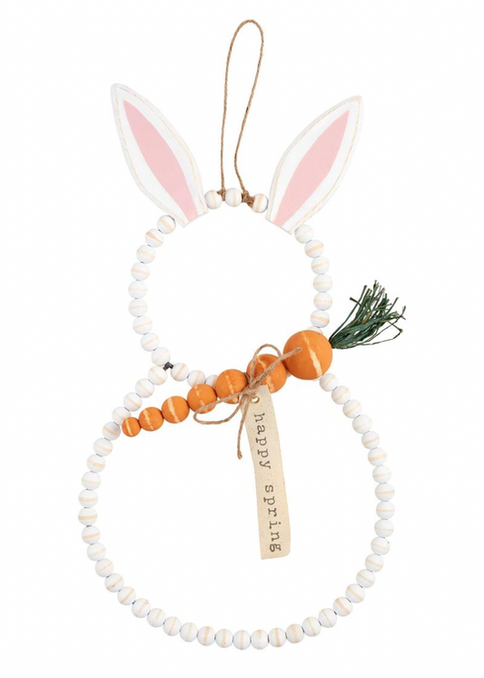 Beaded Bunny Door Hanger